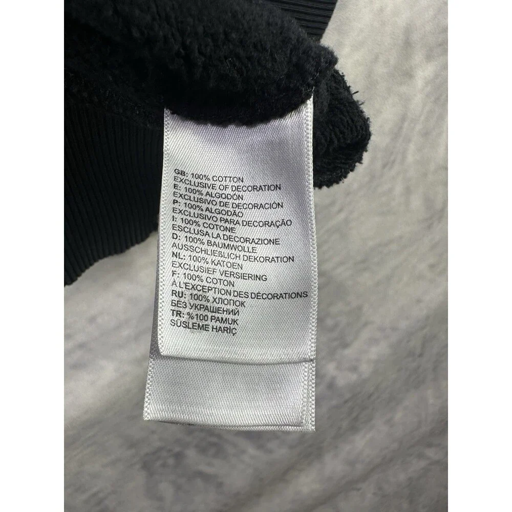 The North Face Hoodie Mens XL Black Edinburgh Coordinates Pullover Fleece